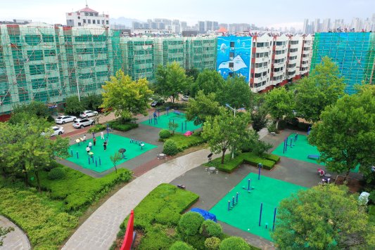 全民健身日丨老旧小区健身器材焕新升级 助力健康生活“动起来”(图3)